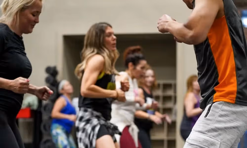 Zumba class with William