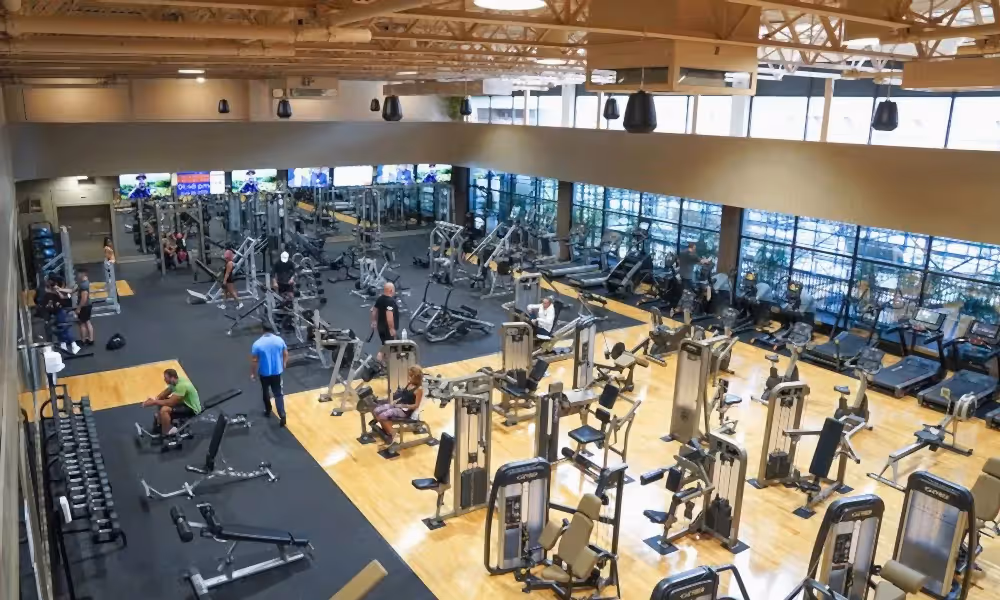 Minerals Sports Club floor.