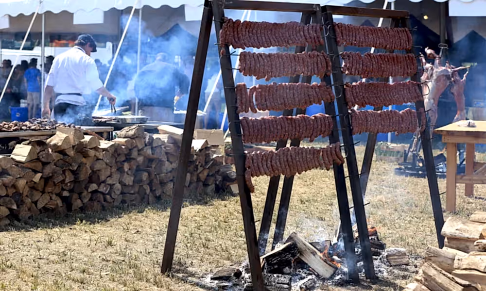 beerfest, open fire cooking