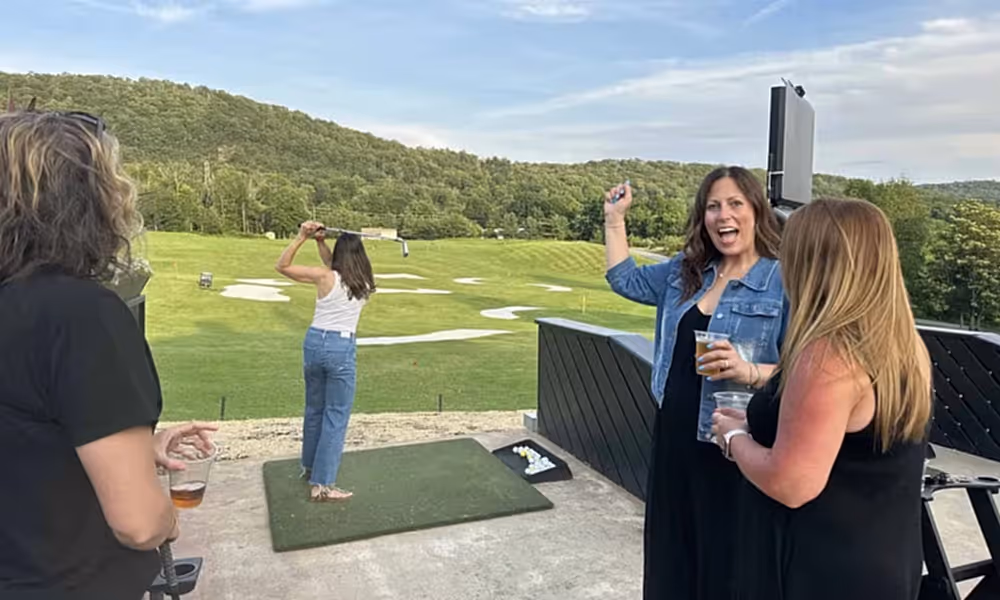 Black Bear trackman range.