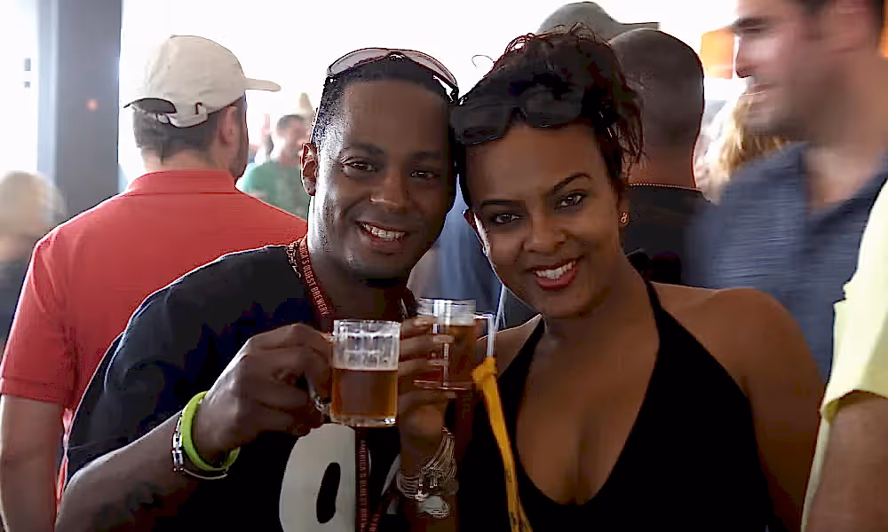 Couple at NJ Beer & Food Fest