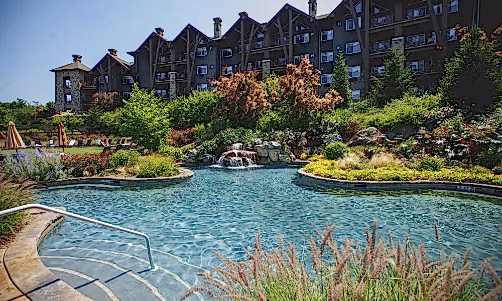 Outdoor Biosphere Pool Complex
