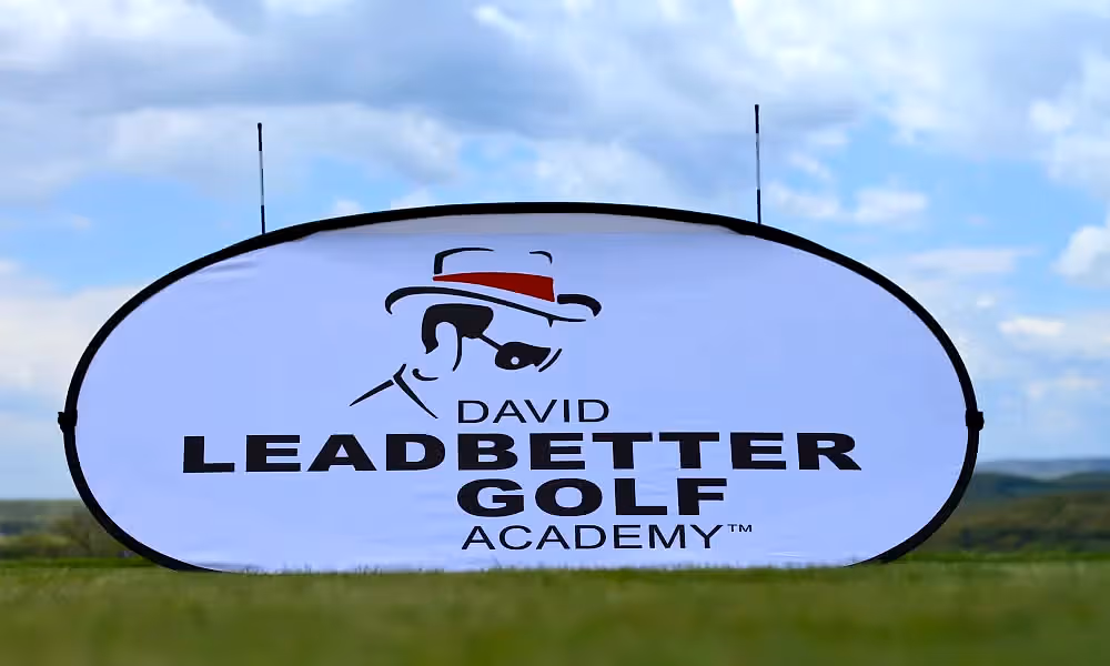 Sign of Leadbetter Golf Academy at Crystal Springs Resort
