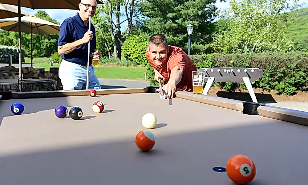 Bear Den Grill Pool Table