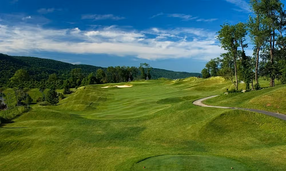A view from the 3rd hole at Crystal Springs Golf course