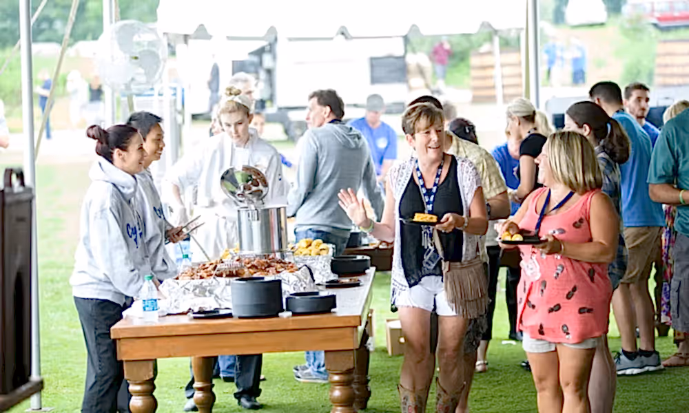 People enjoying NJ BeerFest Event at Crystal Springs Resort