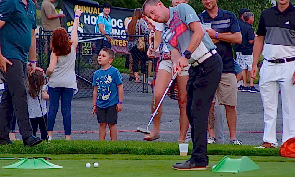 Black Bear Bourbon &amp; BBQ putting contest