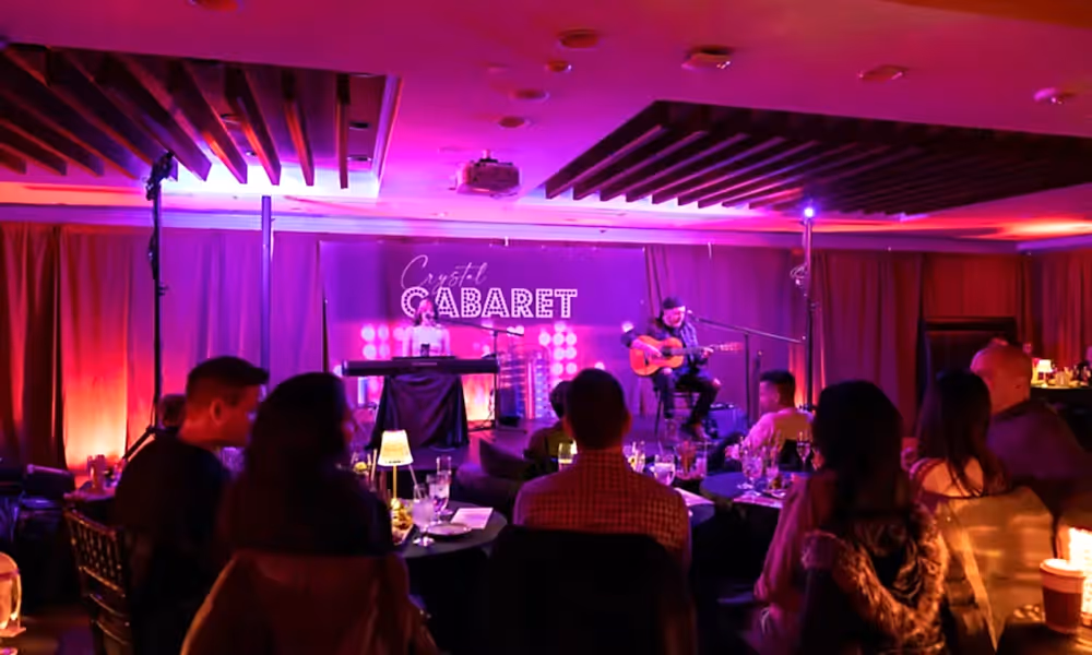 Audience at Crystal Cabaret.