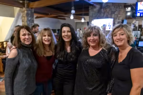 Girlfriends at MSC mixer.