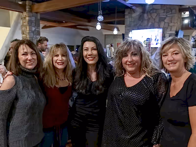 Girlfriends at MSC mixer.