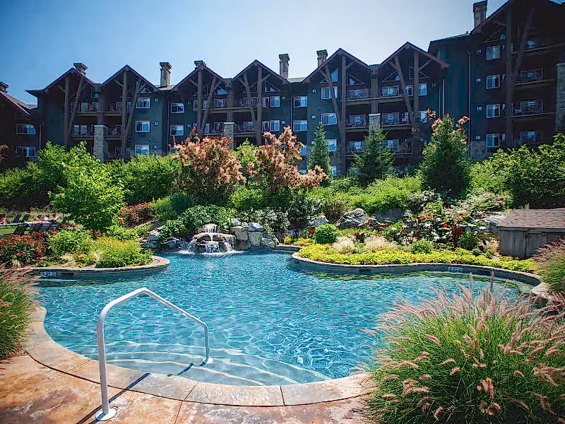 Biosphere Outdoor Pool at Grand Cascades Lodge